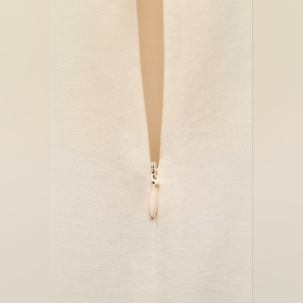 ZARA SIDE RUCHED MINI DRESS - Picture 6 of 6
